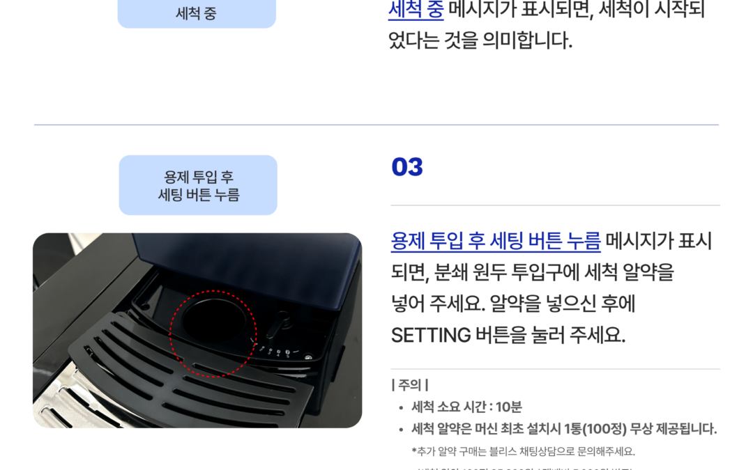 [관리 방법] 브루잉 유닛 세척 방법 알아보기
